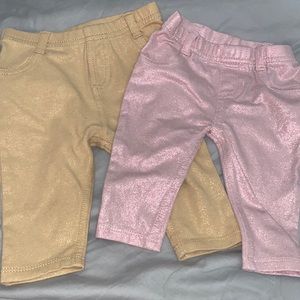 Shiny baby pants